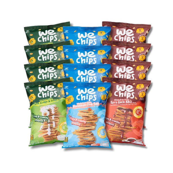 We Chips Whole Grain Chips 70g (x12)